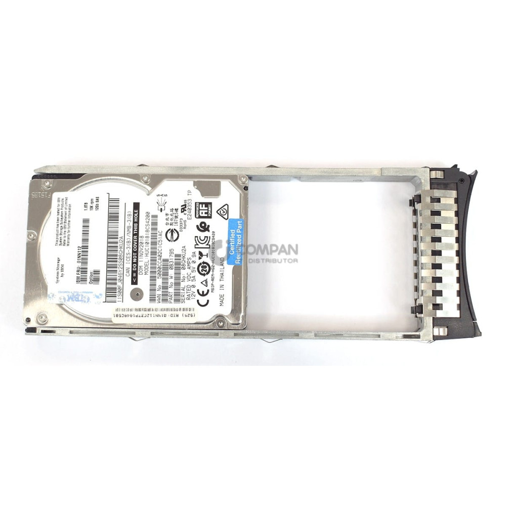 01NN112 IBM 1.8TB 10K 12G SAS 2.5 SFF HOT-SWAP FOR V3700 HUC101818CS4200, ST1800MM0129,01YM856,01YM857